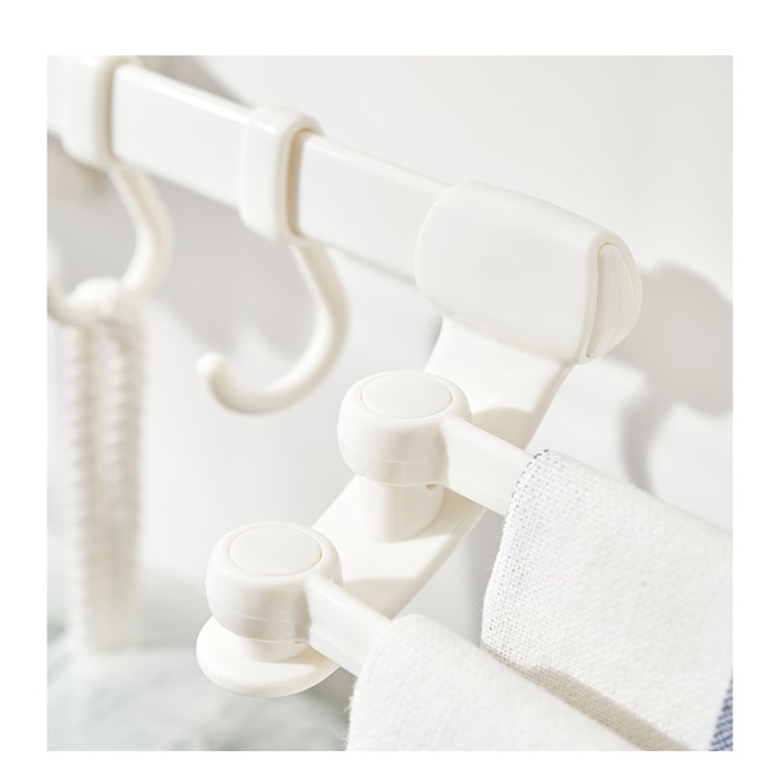 Buy Bathroom Multipurpose Hanger With Hook Shelf Shower Rack Towel